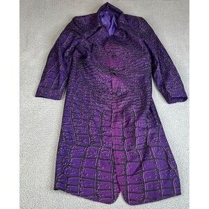 Suicide Squad The Joker Coat M Purple Costume Halloween Party Jacket DC Comics
